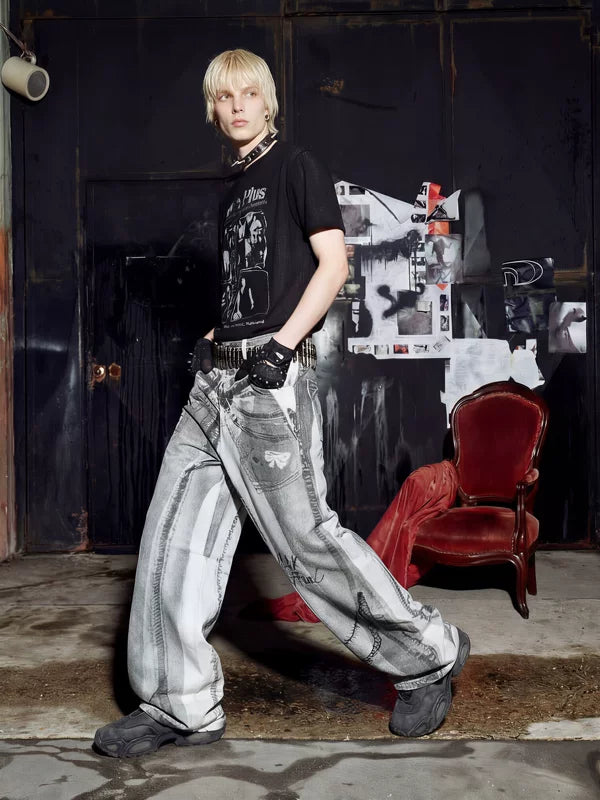 Rock Punk Graphic Short-Sleeve T-Shirt 3