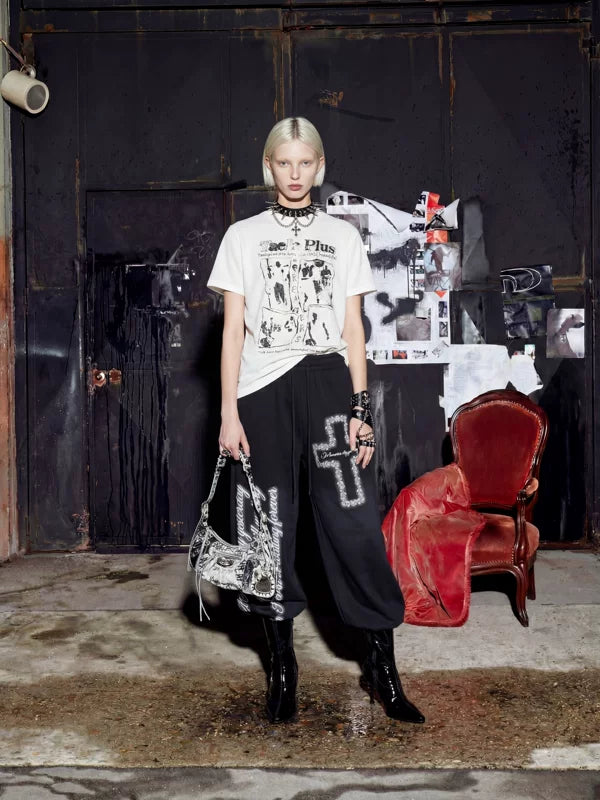 Rock Punk Graphic Short-Sleeve T-Shirt 5