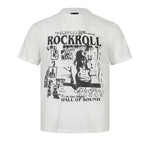 6047997888163,6047997888164,6047997888165,6047997888166, Rock Roll Graphic Sheer Short-Sleeve T-Shirt