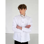 Ruffled Long-Sleeve Button-Down Shirt 4