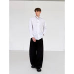 Ruffled Long-Sleeve Button-Down Shirt 5