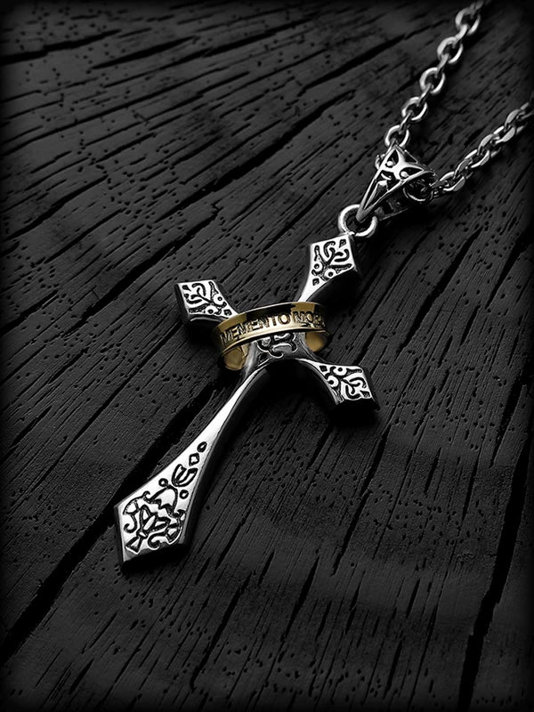 S925 Silver Cross Pendant Necklace 1