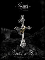 S925 Silver Cross Pendant Necklace 2