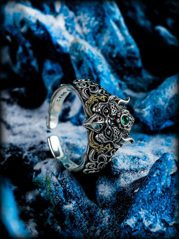 S925 Silver Roc Auspicious Cloud Ring 1