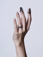 S925 Sterling Silver Adjustable Punk Ring 4