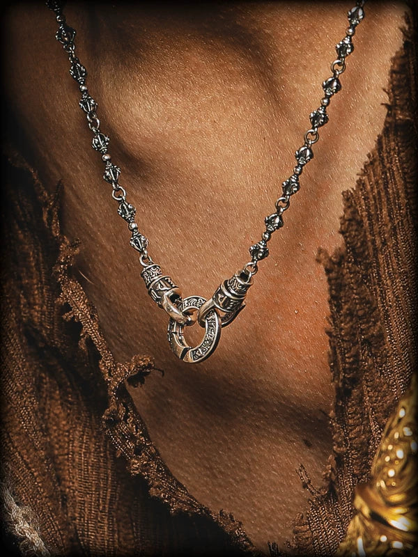 S925 Sterling Silver Mantra Necklace 1
