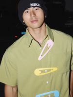 Safety Pin Detail Short Sleeve Shirt 5