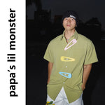 6065520949467,6065520949468,6065520949469, Safety Pin Detail Short Sleeve Shirt