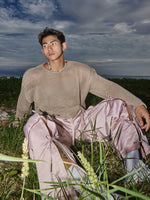 Satin Tie-Front Casual Pants 2