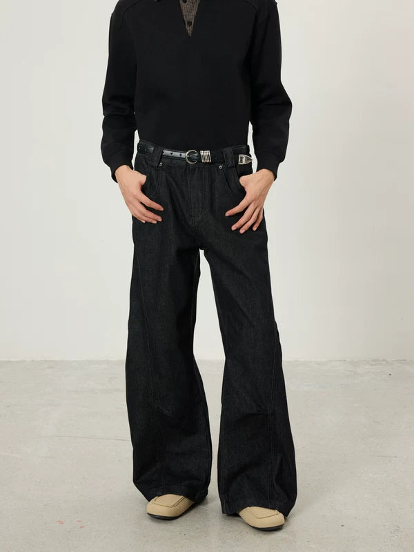Selvedge Denim Wide Leg Baggy Pants 2