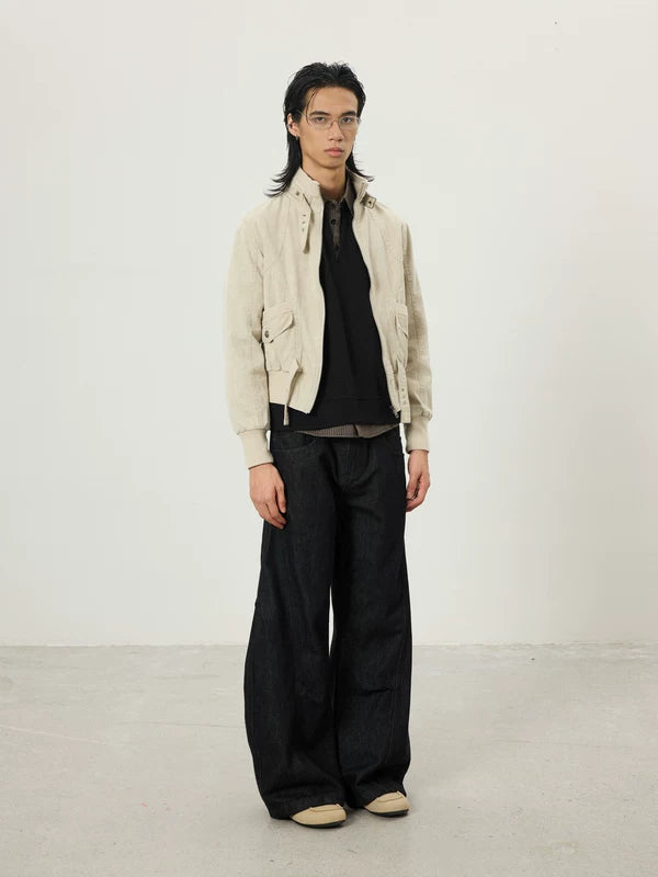 Selvedge Denim Wide Leg Baggy Pants 4