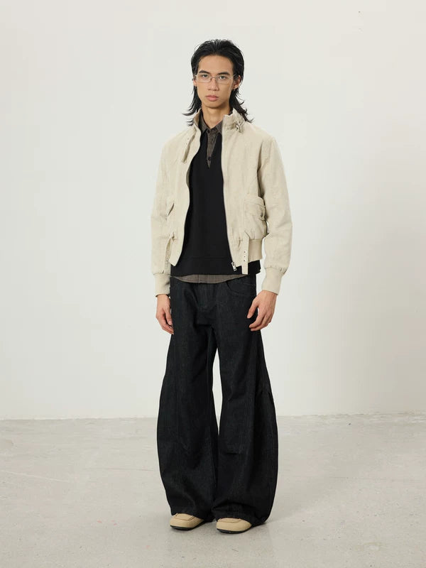 Selvedge Denim Wide Leg Baggy Pants 5