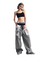 Selvedge Denim Wide Leg Reversible Pants 4
