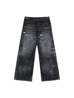 6147431198091,6147431198092,6147431198093,6147431198094, Selvedge Resin Whiskered Denim Pants