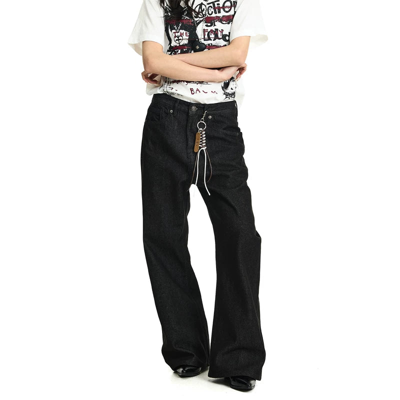 6036116205157,6036116205158,6036116205159,6036116205160,6036116205161, Selvedge Wide Leg Denim Jeans Pants
