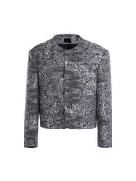 Sequined Padded Shoulder Jacket 5