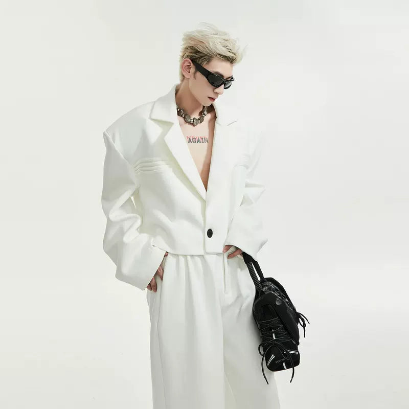 5255754425838,5255754425839,5255754425840,5255754425841, Sequined Padded Shoulder Suit with Pants