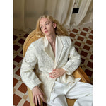 Sequined Textured Suit Jacket for Formalwear 4