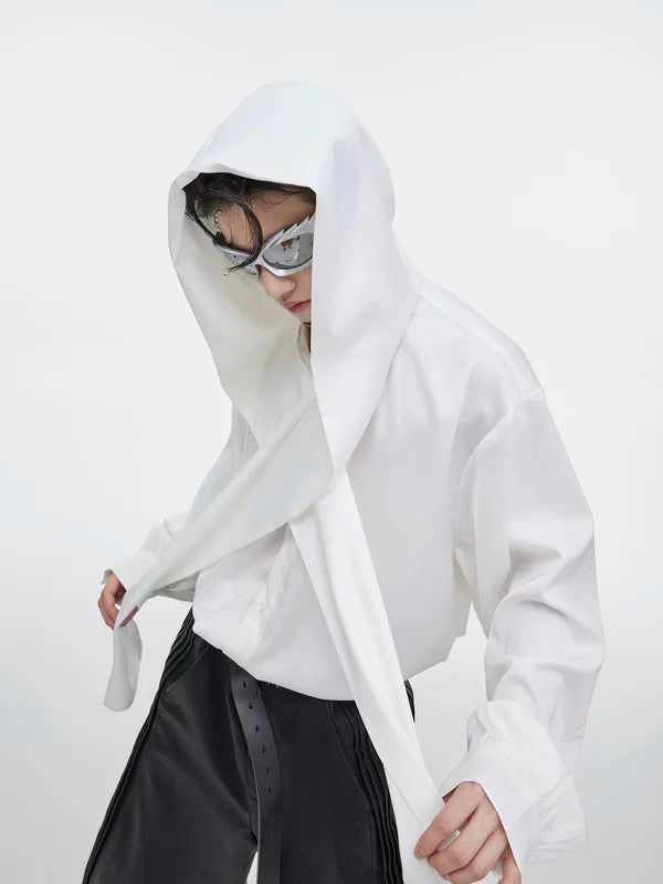 Shawl Collar Long Sleeve Shirt 3