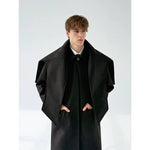Shawl Collar Single-Button Long Coat 2