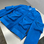 Sheepskin Big Pocket Baseball Flight Jacket 4