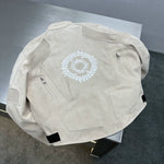 Sheepskin Embroidered Biker Motorcycle Jacket 4