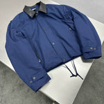 Short Barn Style Jacket with Leather Collar 2