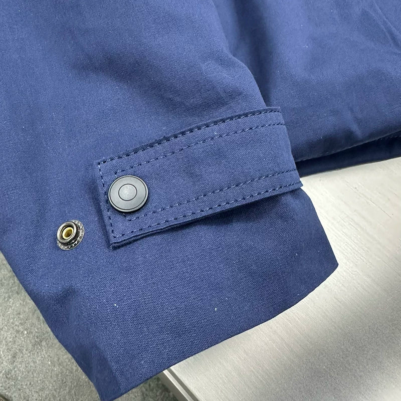 Short Barn Style Jacket with Leather Collar 4