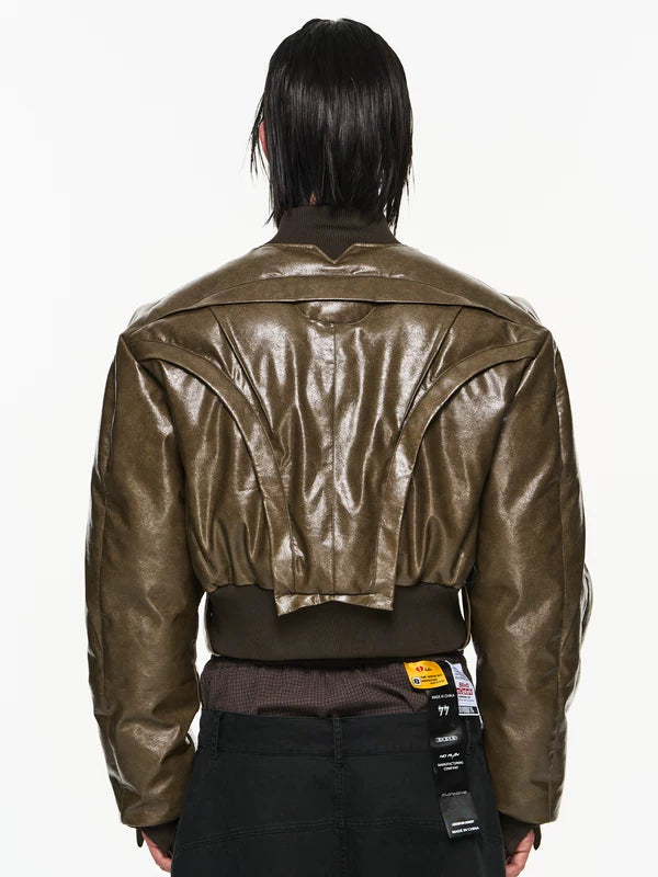 Short Puffer MA1 Bomber Jacket 4