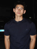 Short-Sleeve Henley Knit Sweater 3