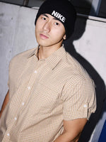 Short-Sleeve Plaid Casual Button-Down Shirt 5