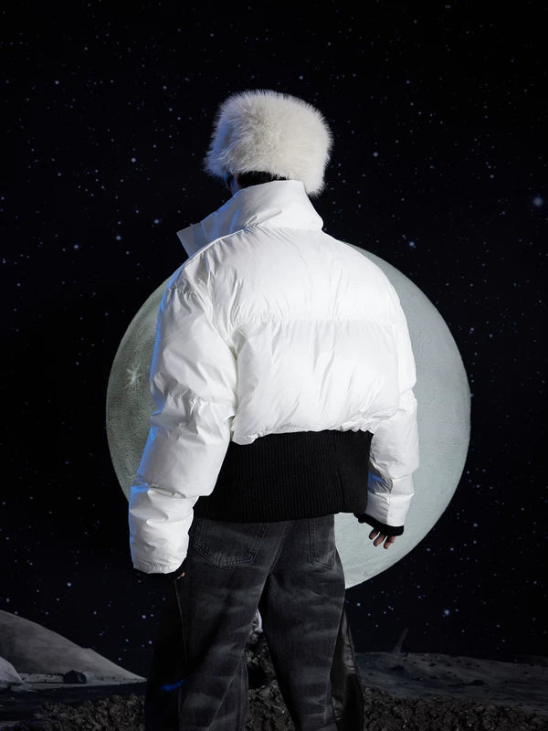 Short Stand Collar Puffer Jacket 2