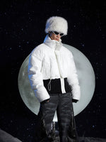 Short Stand Collar Puffer Jacket 3