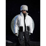 5790326007678,5790326007679,5790326007680, Short Stand Collar Puffer Jacket
