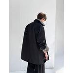 Single-Breasted Mid-Length Trench Coat 5