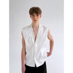 Sleeveless Brocade Rhinestone Open-Front Vest 5