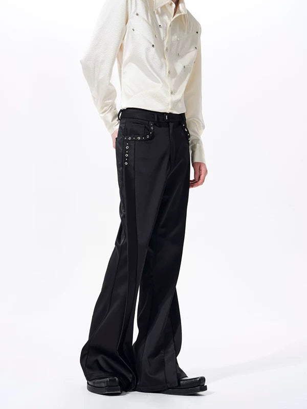 Slightly Flared Wrinkle-Free Dress Pants 4