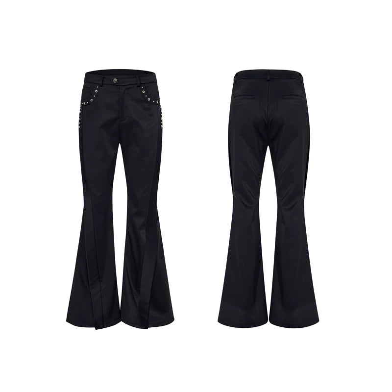 6026090660807,6026090660808,6026090660809,6026090660810, Slightly Flared Wrinkle-Free Dress Pants