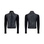 6094781687053,6094781687054,6094781687055,6094781687056, Slim Fit Cable Knit Hooded Jacket