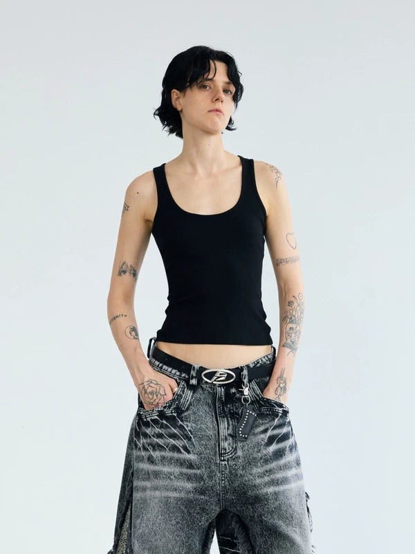 Slim Fit Casual Camisole Tank Top 1