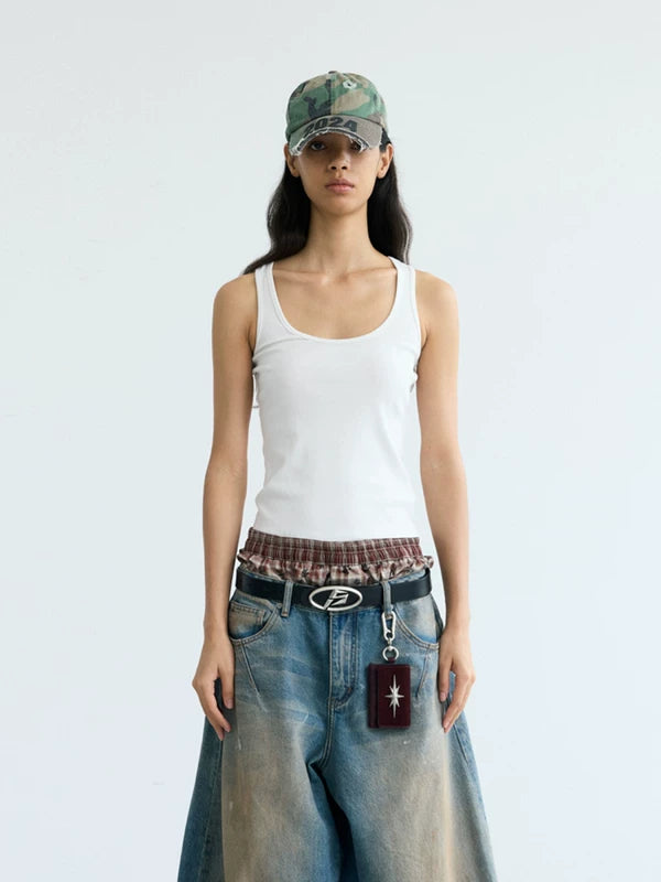 Slim Fit Casual Camisole Tank Top 2