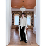 Slim Fit Collared Shirt with Ribbon Detail 4