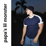 6243811883031,6243811883032,6243811883033,6243811883034, Slim Fit Color Blocked T-Shirt