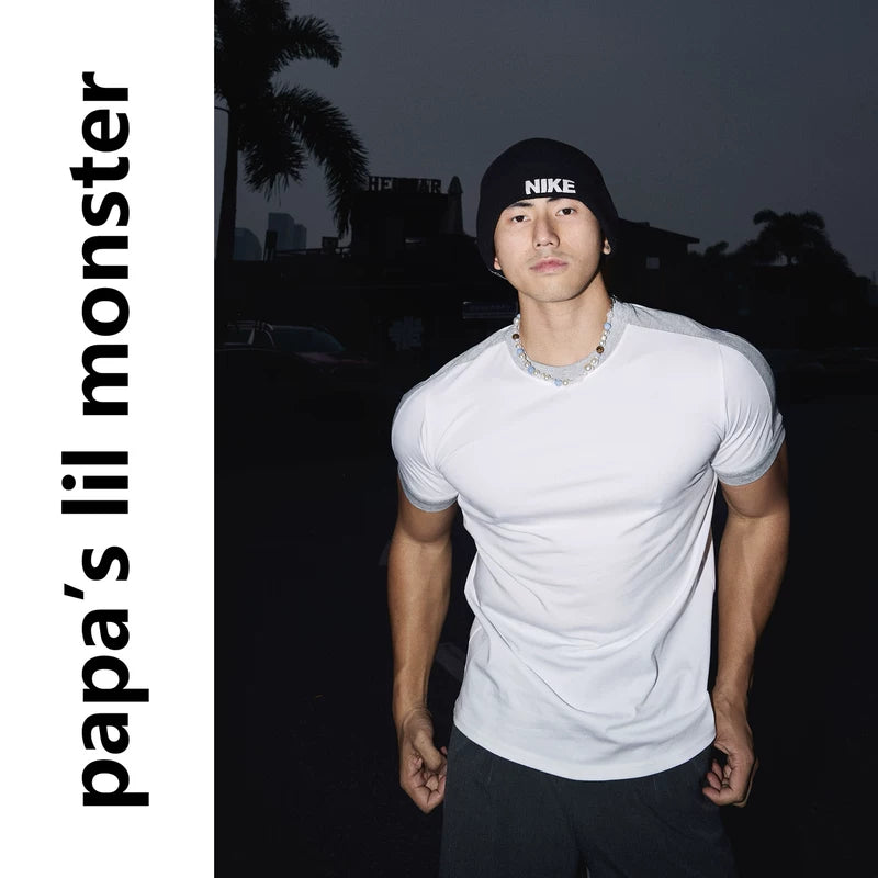 6089134576896,6089134576898,6089134576900,6089134576902, Slim Fit Color Blocked T-Shirt