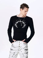 Slim Fit Graphic Long-Sleeve T-Shirt 2