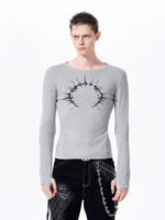 Slim Fit Graphic Long-Sleeve T-Shirt 3