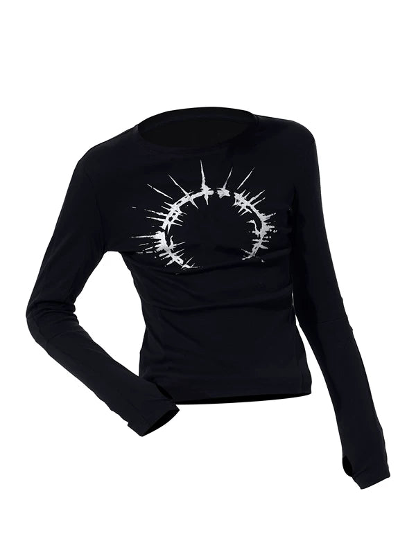Slim Fit Graphic Long-Sleeve T-Shirt 5
