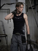 Slim Fit Graphic Print Sleeveless Vest 2