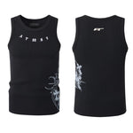 6259832174363,6259832174364,6259832174365, Slim Fit Graphic Print Sleeveless Vest