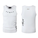 6259832174366,6259832174367,6259832174368, Slim Fit Graphic Print Sleeveless Vest